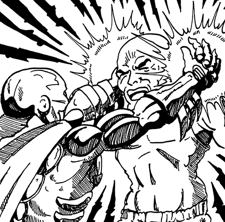 line_art_ear_clap_crow