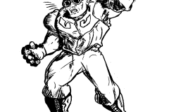 Razorhawk in Black and White